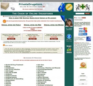 privatedrugstore_screencapture privatedrugstore.eu screen capture